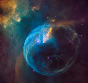 Hubble telescope planetscape